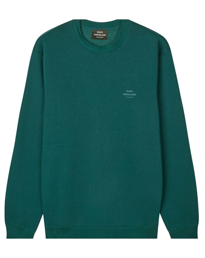 Mads Nørgaard - Standard Crew Logo Sweatshirt - Deep Sea
